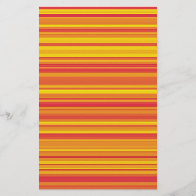 Papelaria Orange Yellow Stripes Seamless Pattern (Frente)