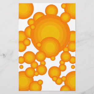 Papelaria Oranger 70 estilhaçando círculos como bolhas