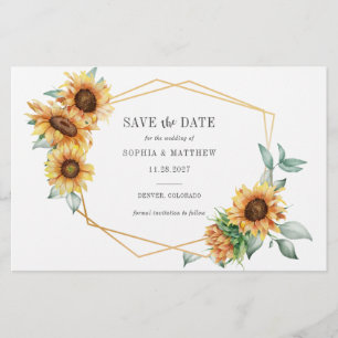 Papelaria Orçamento Girassol Eucalyptus Data de Salvaguarda