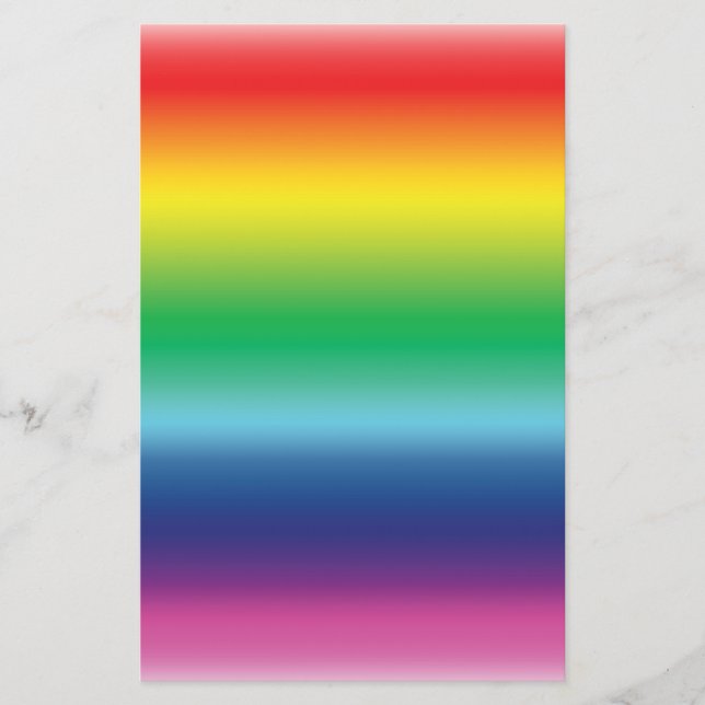 Papelaria orgulho do arco-íris cores lgbt (Frente)