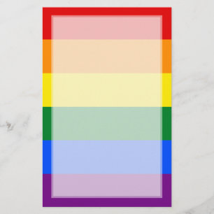 Papelaria Orgulho gay LGBT Bandeira Arco-Íris