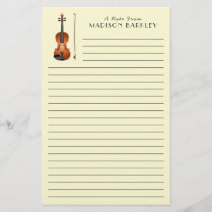 Papelaria Orquestra de Cordas de Professores Musicais Violin