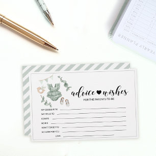 Papelaria Os pais chás de fraldas Eucalyptus aconselham cart