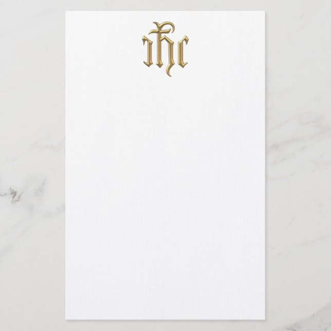 Papelaria Ouro "3-D" IHC (Frente)