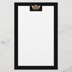 Papelaria Ouro do estilo da senhorita América & artigos de