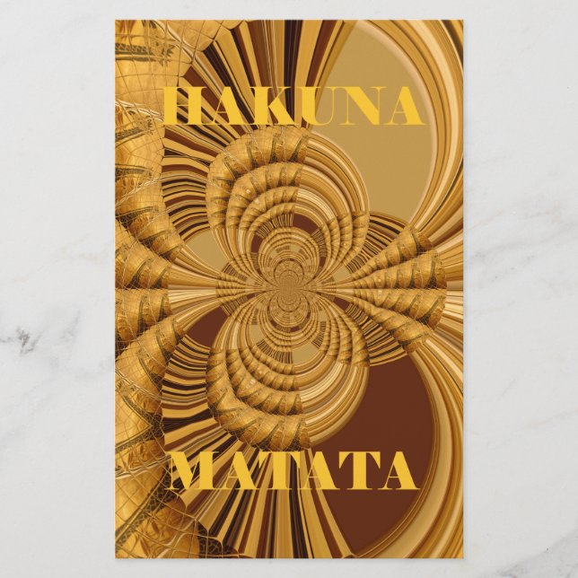 Papelaria Ouro Giraffe Art (Frente)