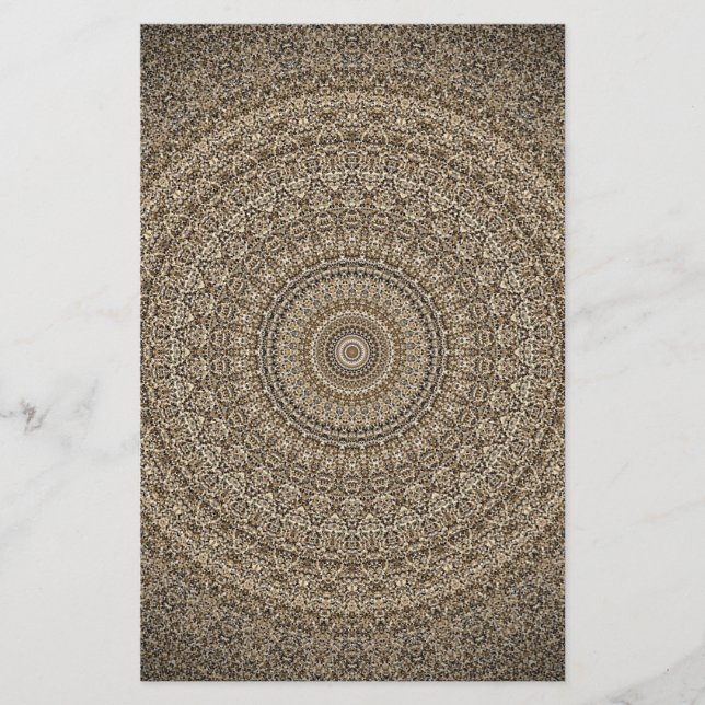 Papelaria Ouro Mandala (Frente)