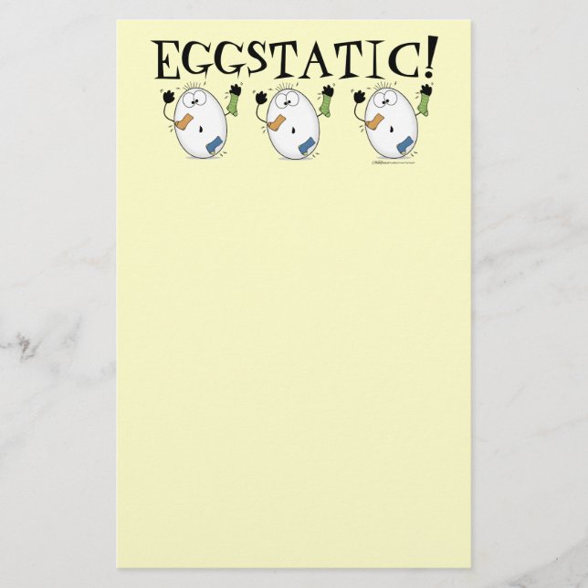 Papelaria Ovo Eggstatic-Ecstatic (Frente)
