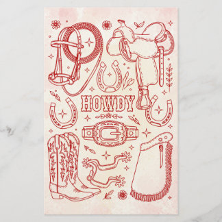 Papelaria Pacote Texas Cowboy