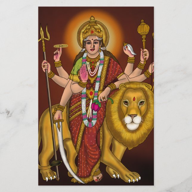 Papelaria Pad de papel Maa Durga (Frente)