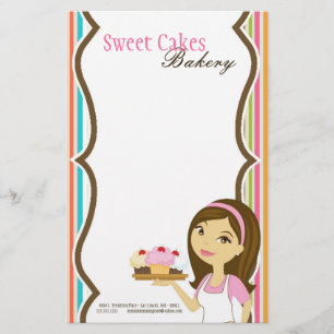 Papelaria - padaria Brunette Baker Cup Bakes Baker