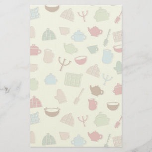 Papelaria Padrão da cozinha