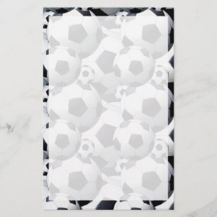 Papelaria Padrão de bola de futebol