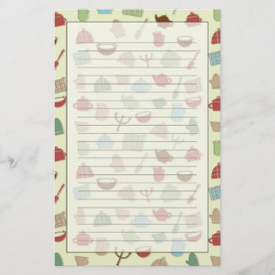 Papelaria Padrão de cozinha