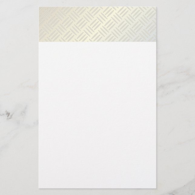 Papelaria Padrão de diamante metálico (Frente)