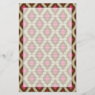 Papelaria Padrão de ikat moderno