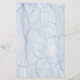 Papelaria Padrão de Sombra Azul