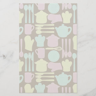 Papelaria Padrão de Utensílios de cozinha 2