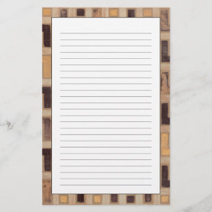 Papelaria Padrão Decorativo de Mudo Africano