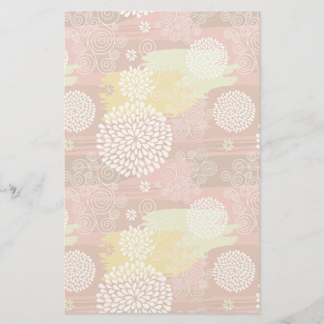 Papelaria Padrão floral 2 (Frente)