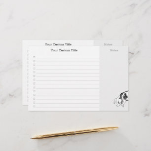Papelaria Padrão Minimalista de Linha de Porco Cottagecore V