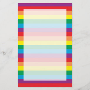 Papelaria Padrão Simplesmente Arco-Íris