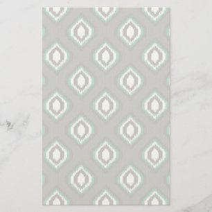 Papelaria Padrão tribal de retro-ikat geométrico
