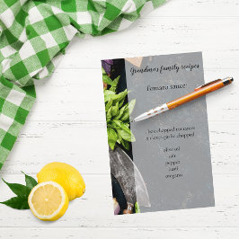 Papelaria Página receitas de janto da família de comidas coz