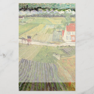 Papelaria Paisagem, Carruagem e Comboio de Vincent van Gogh