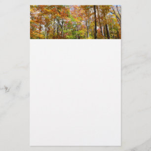 Papelaria Paisagem de outono de Floresta II