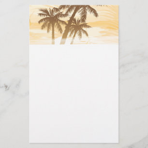 Papelaria Palmas de Verão Tropicais