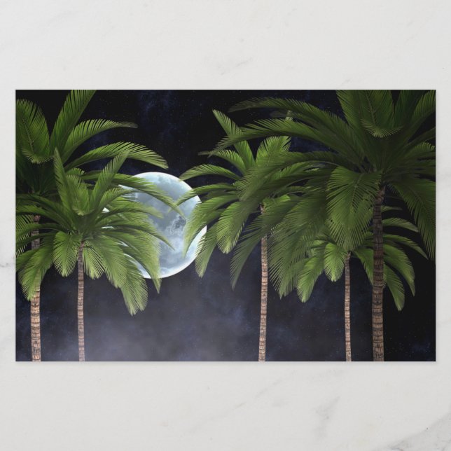 Papelaria Palmeiras Contra a Lua (Frente)