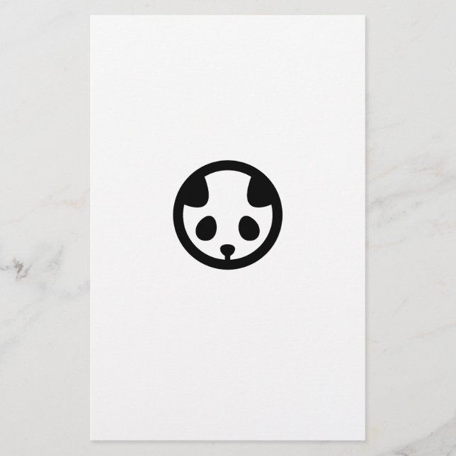 Papelaria Panda em círculo (Frente)