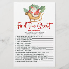 Papelaria Papais noeis de Natal Encontre o Jogo do Chá de fr