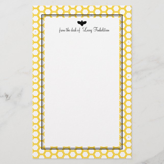 Papelaria Papel de Beekeeper (Frente)