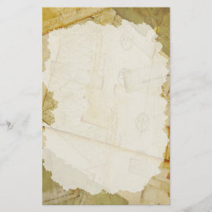 Papelaria Papel de carta antiga nostálgica