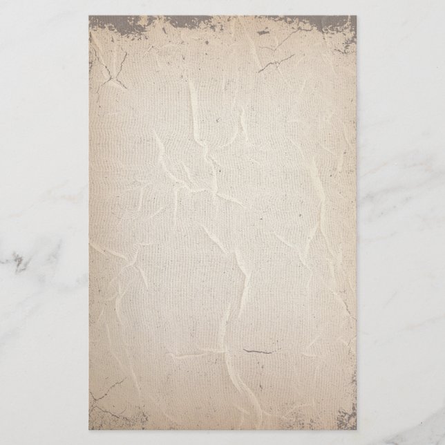 Papelaria Papel de Carta Antiquada Enrugado (Frente)