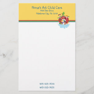 Papelaria Papel de carta Ark Child Care