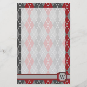 Papelaria Papel de Carta Ashes e Embers Argyle