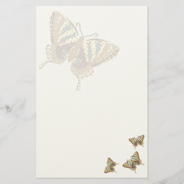 Papelaria Papel de Carta Aztec Swallowtail (Frente)