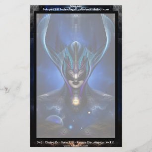 Papelaria Papel de Carta Azul Sombra Taidushan Sai