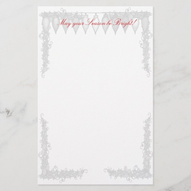 Papelaria Papel de carta - Bolas (Frente)