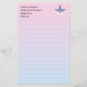 Papelaria Papel de carta bonito para crianças
