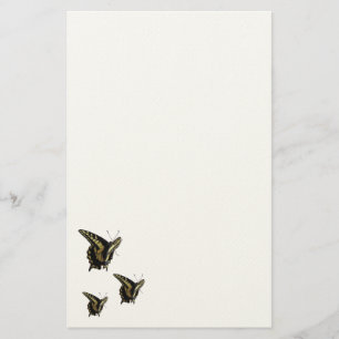 Papelaria Papel de Carta - Borboletas Swallowtail