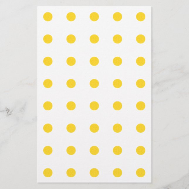 Papelaria Papel de carta branco e amarelo (Frente)