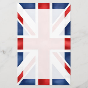 Papelaria Papel de carta britânico da bandeira
