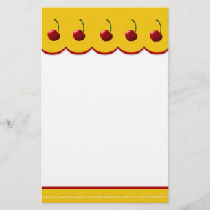 Papelaria Papel de Carta Cherry Lover