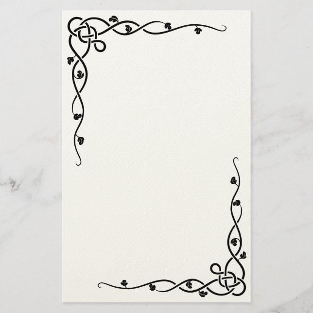 Papelaria Papel de carta Clássico (Frente)