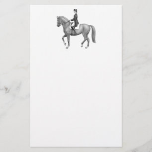 Papelaria Papel de carta clássico para cavalos de pasto