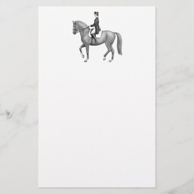 Papelaria Papel de carta clássico para cavalos de pasto (Frente)